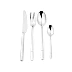 Freesia - 24 Piece Cutlery Set - Stainless Steel - Silver