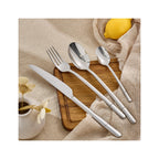 Freesia - 24 Piece Cutlery Set - Stainless Steel - Silver