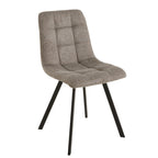 Chilli - Set of 4 Padded Chairs - Brown Mottled Fabric