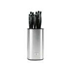 Gleam - Block + 5 Knives - Steel - Black