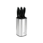 Lumin - Block + 5 Knives - Steel - Black
