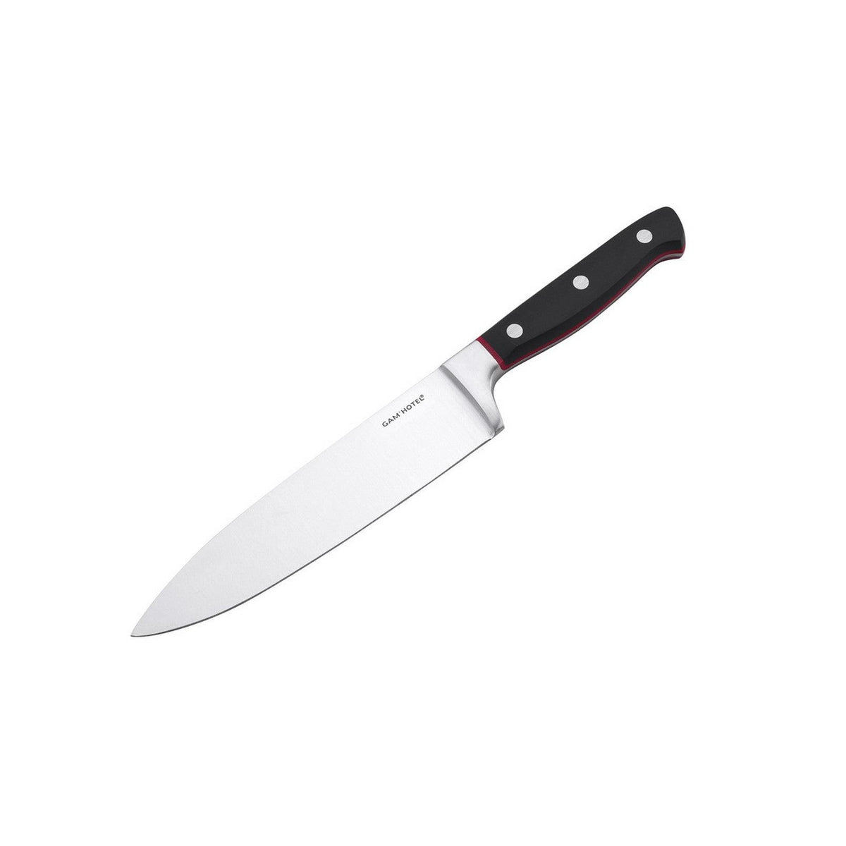 Hiro - Gam'Hotel - Couteau De Chef - Noir/Rouge