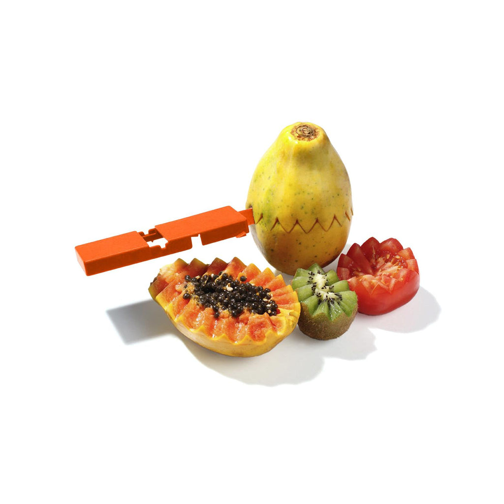 Set 3 Pieces Vegetable Peeler + Julienne Peeler + Mini Grater - Orange / Silver