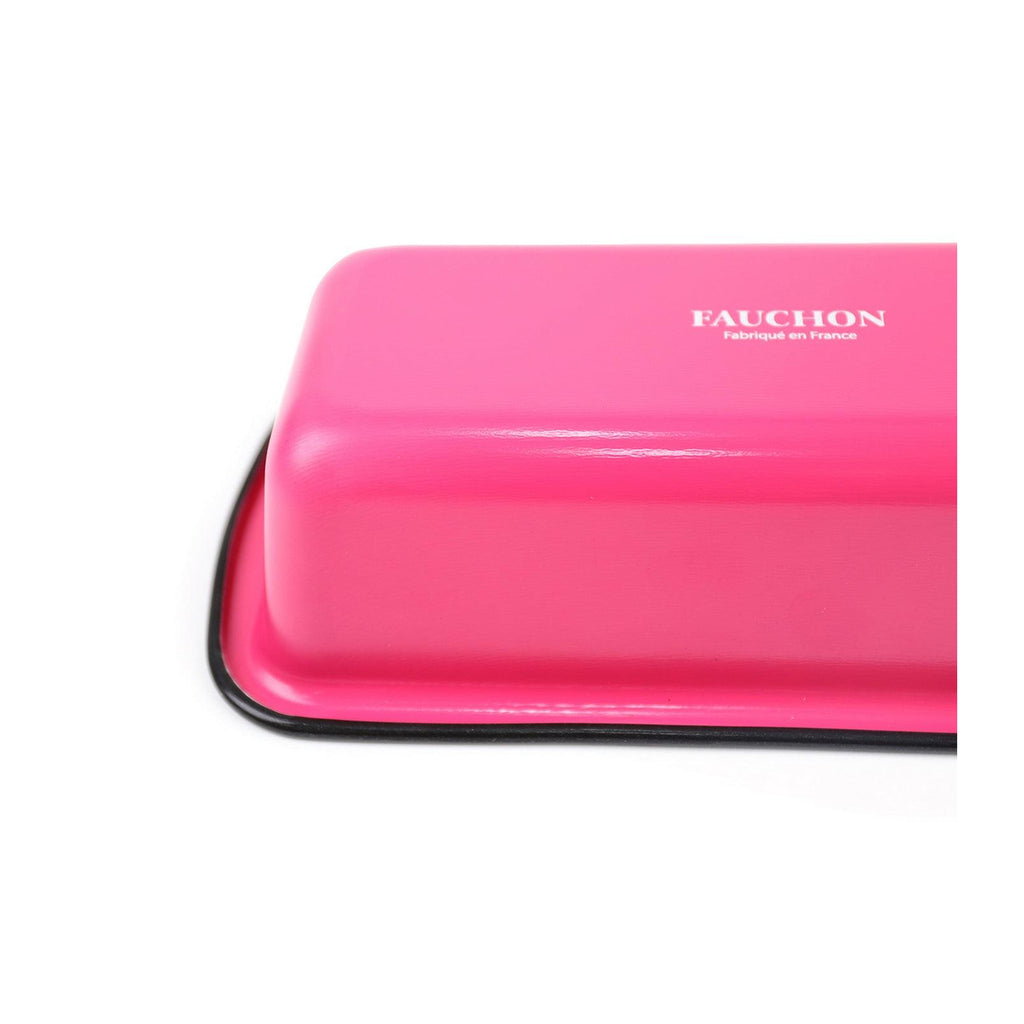 Fauchon – Kastenform – 25 x 11 cm – Schwarz / Fuchsia