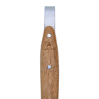 Sève - Set of 2 Barbecue Utensils Spatula + Tongs - Steel and Acacia Wood - Silver / Wood