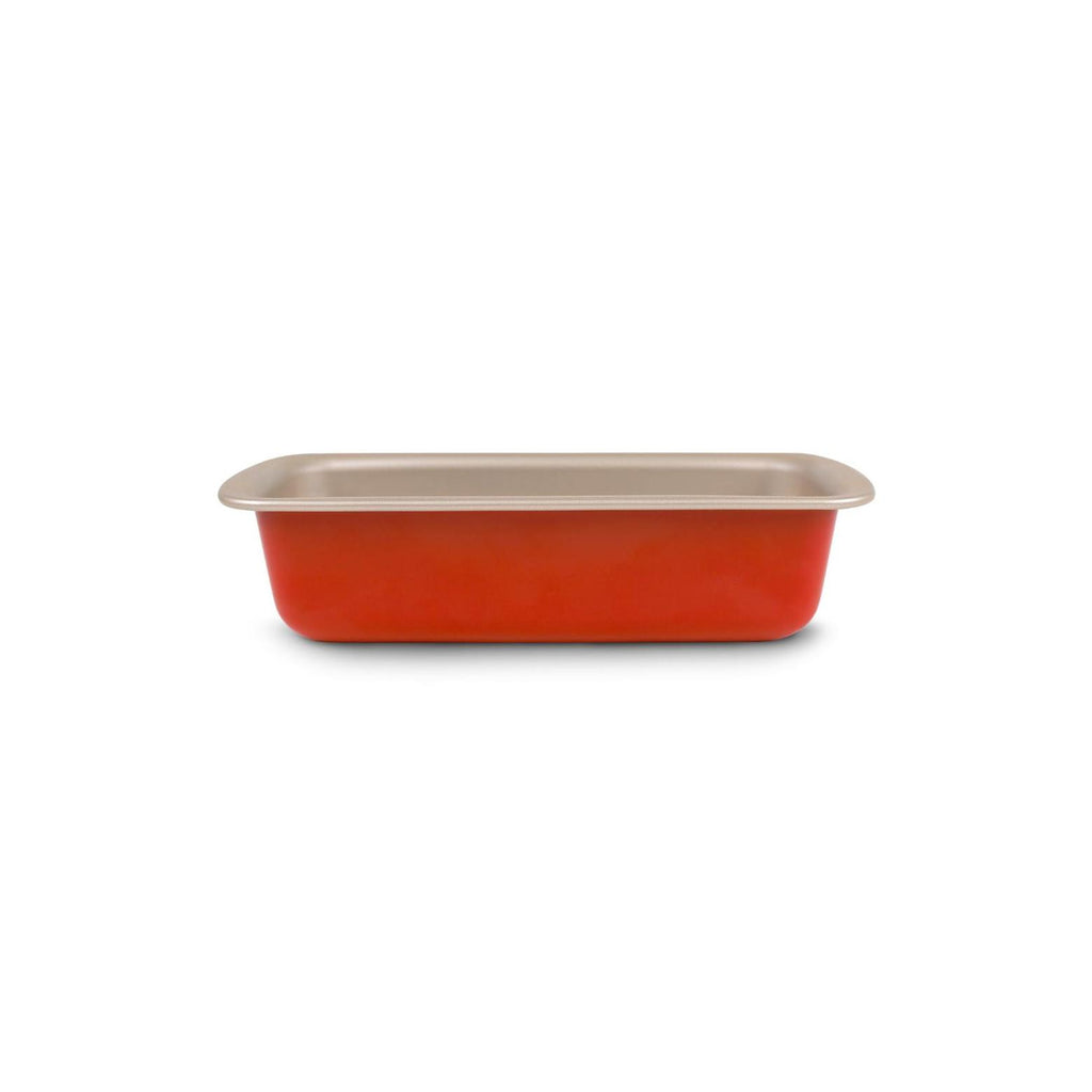 Moule À Cake - Aluminium - Champagne / Terracotta