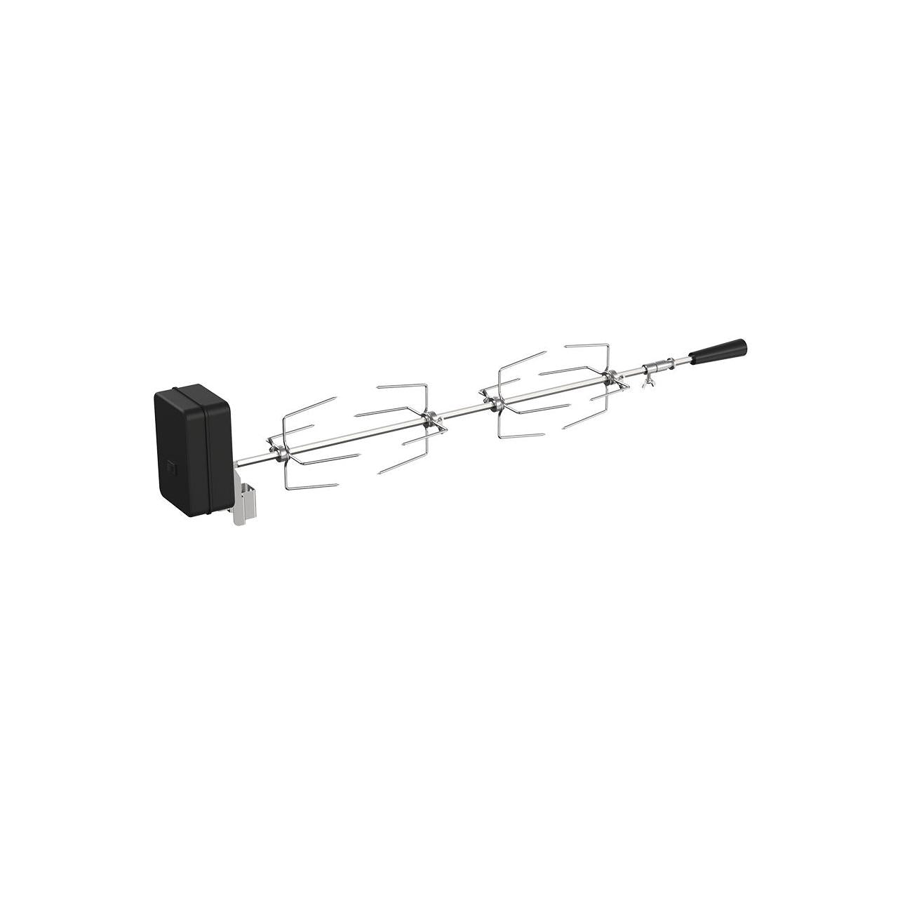 Rotisserie Kit - Stainless Steel - Black