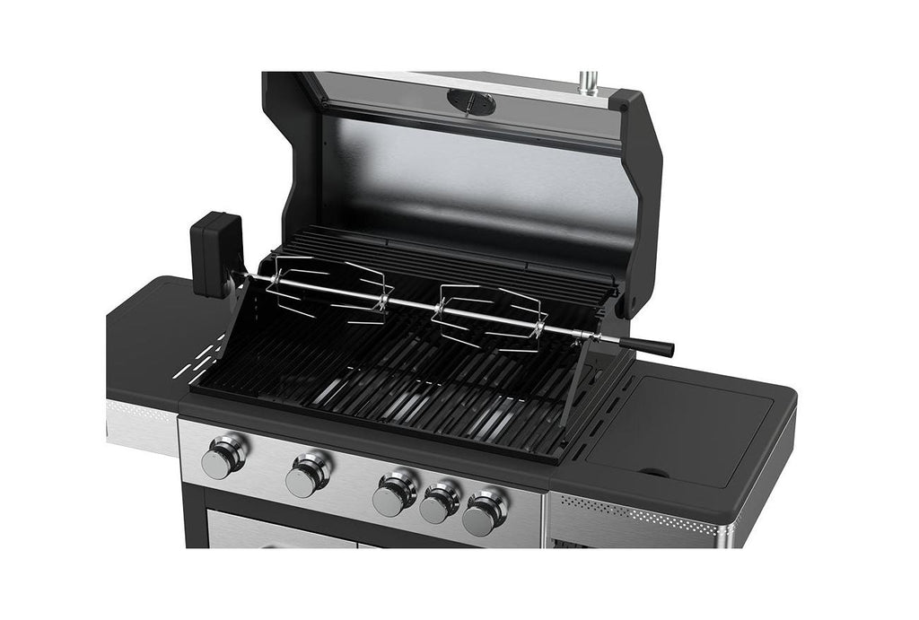 Rotisserie Kit - Stainless Steel - Black