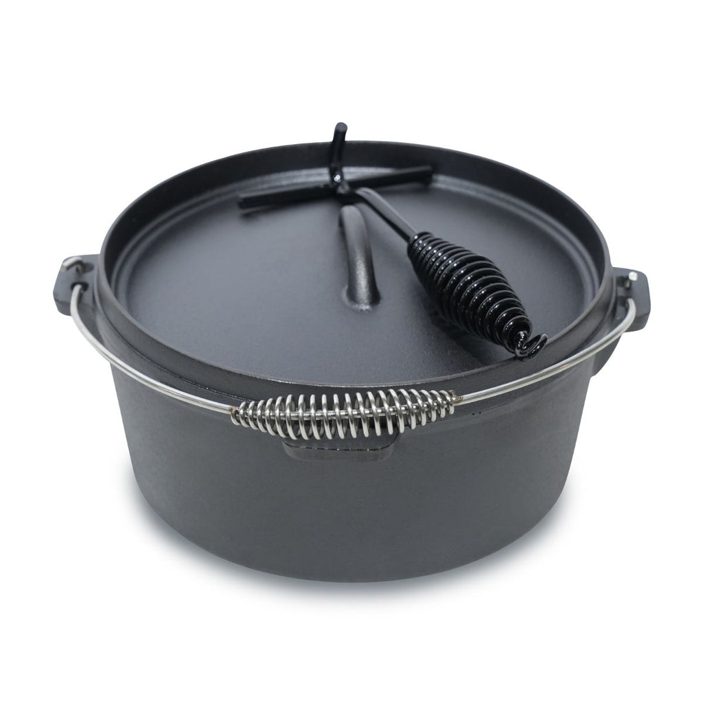 Brazier With Accessories And Protective Cover - Metal - Bronze