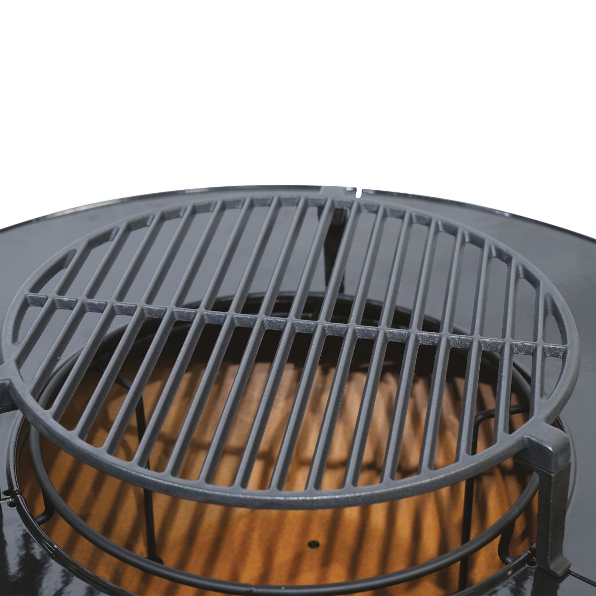 Brazier With Accessories And Protective Cover - Metal - Bronze