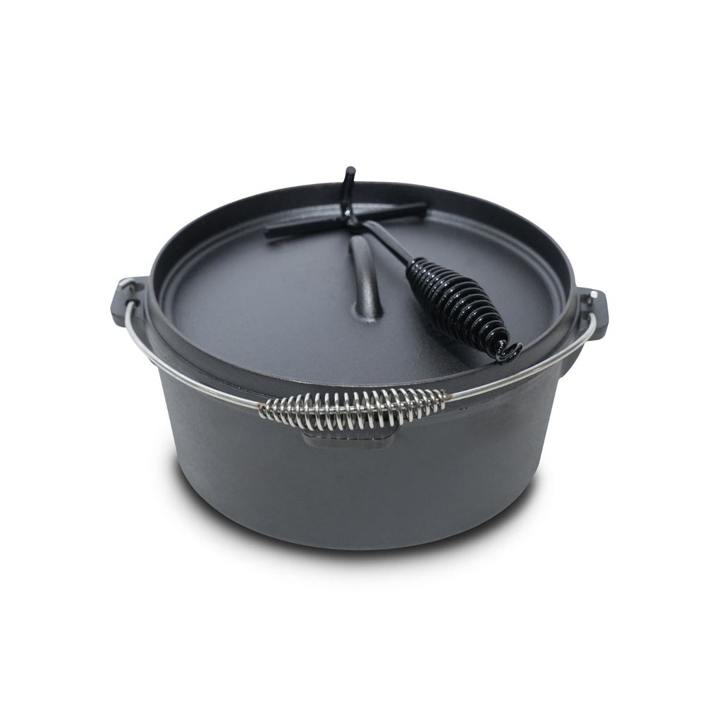 Brazier With Integrated Furniture, Accessories And Protective Cover - Metal - Gray