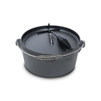 Brazier With Integrated Furniture, Accessories And Protective Cover - Metal - Gray