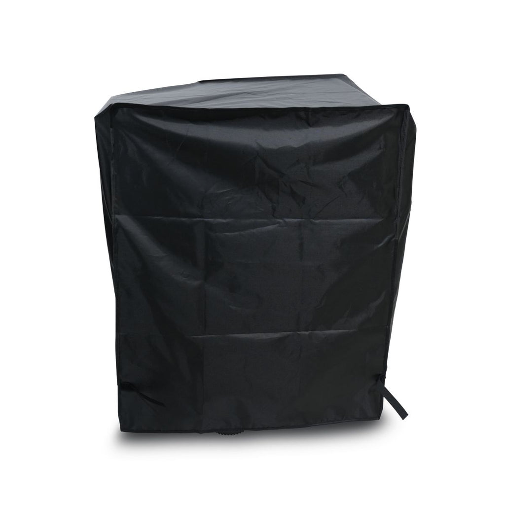 Carro para Barbacoa con Almacenamiento y Funda Protectora - Acero Inoxidable y Plástico - Negro