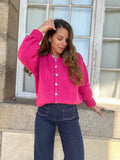 Charlie Pink Fuschia Cardigan