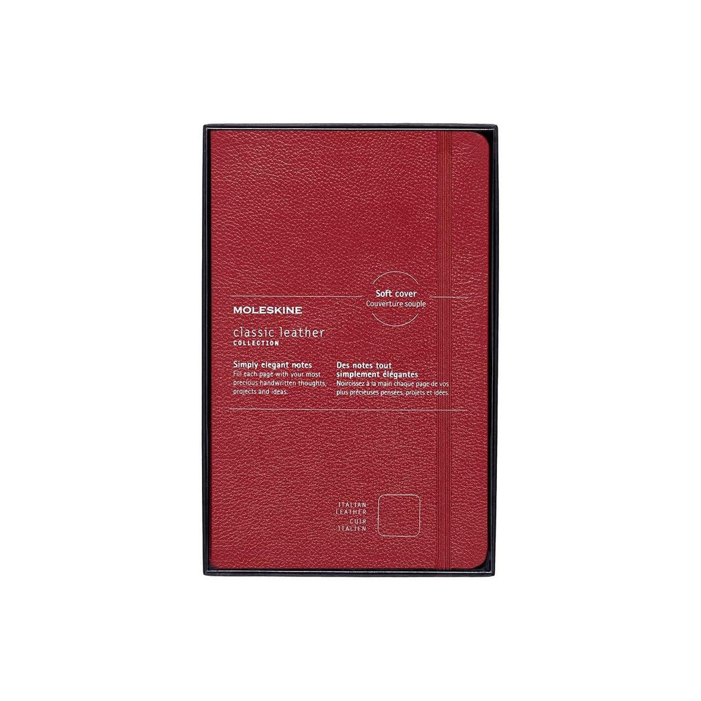 Carnet Textile Large 13X21 - Pages Lignées - Rouge Bordeaux
