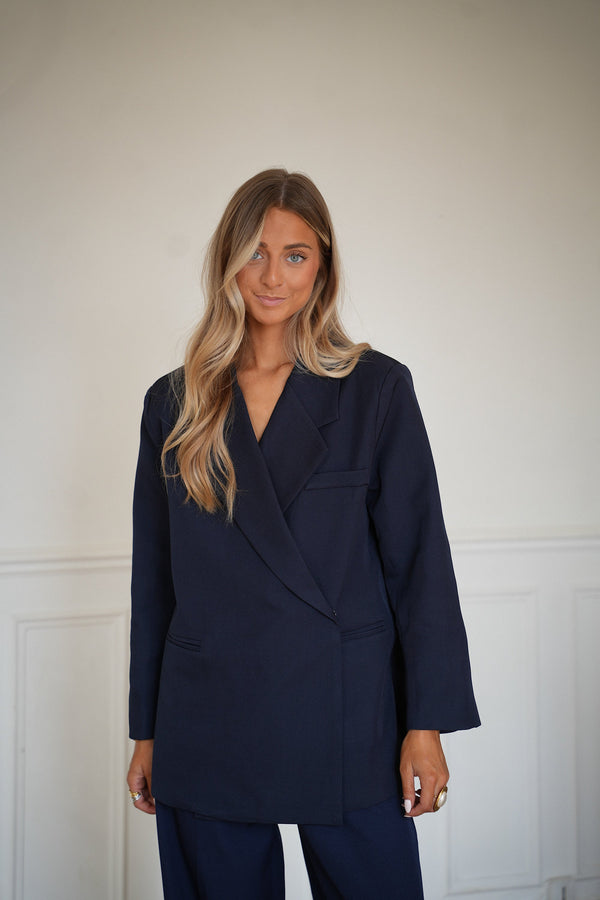 Shana Oversized Blazer - Navy