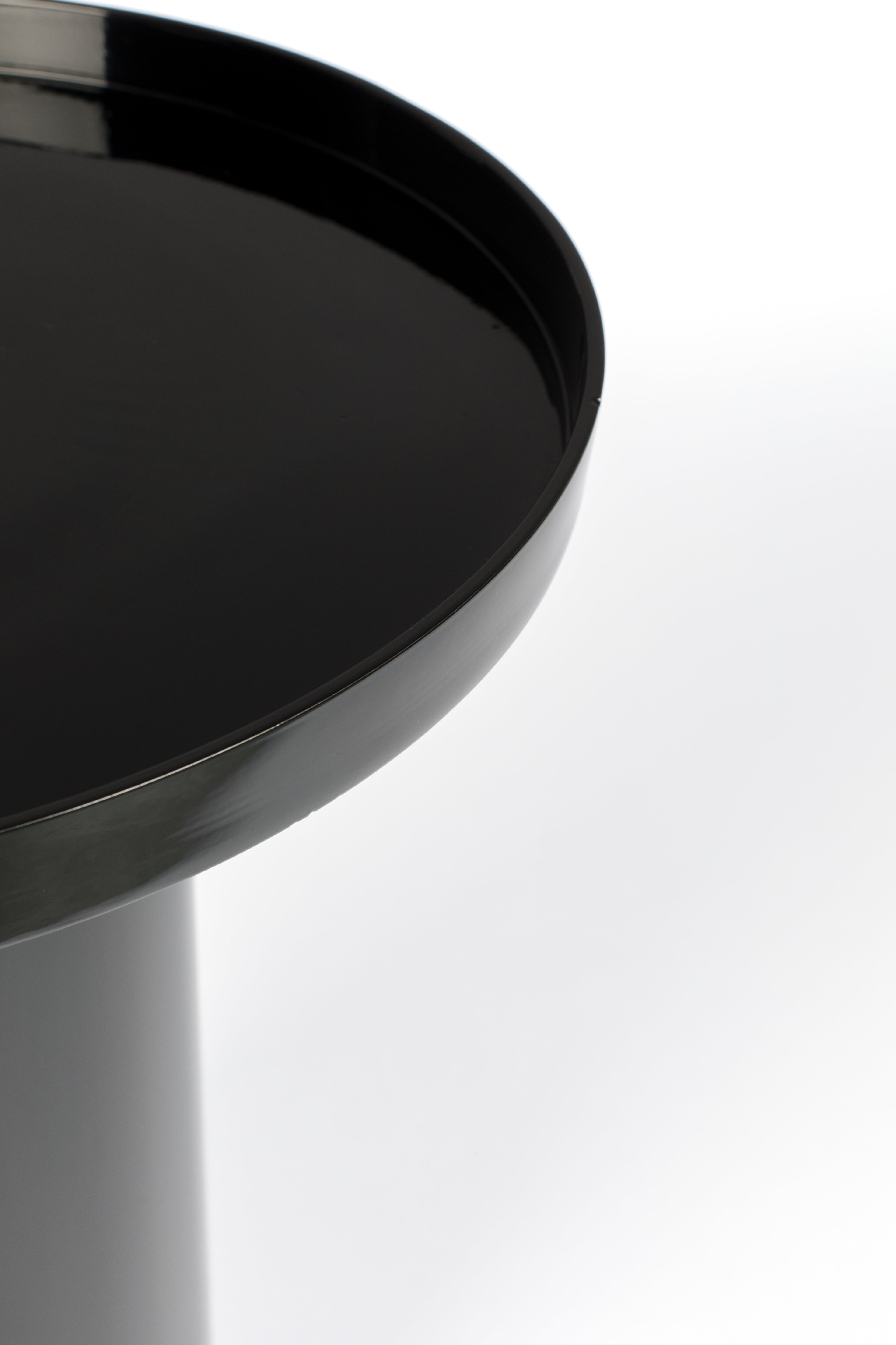 Shiny Bomb - Side Table - Aluminum - Black