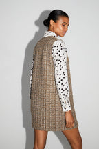 Mini Dress Fanny Tweed Kimolos Fabriquée En Italie