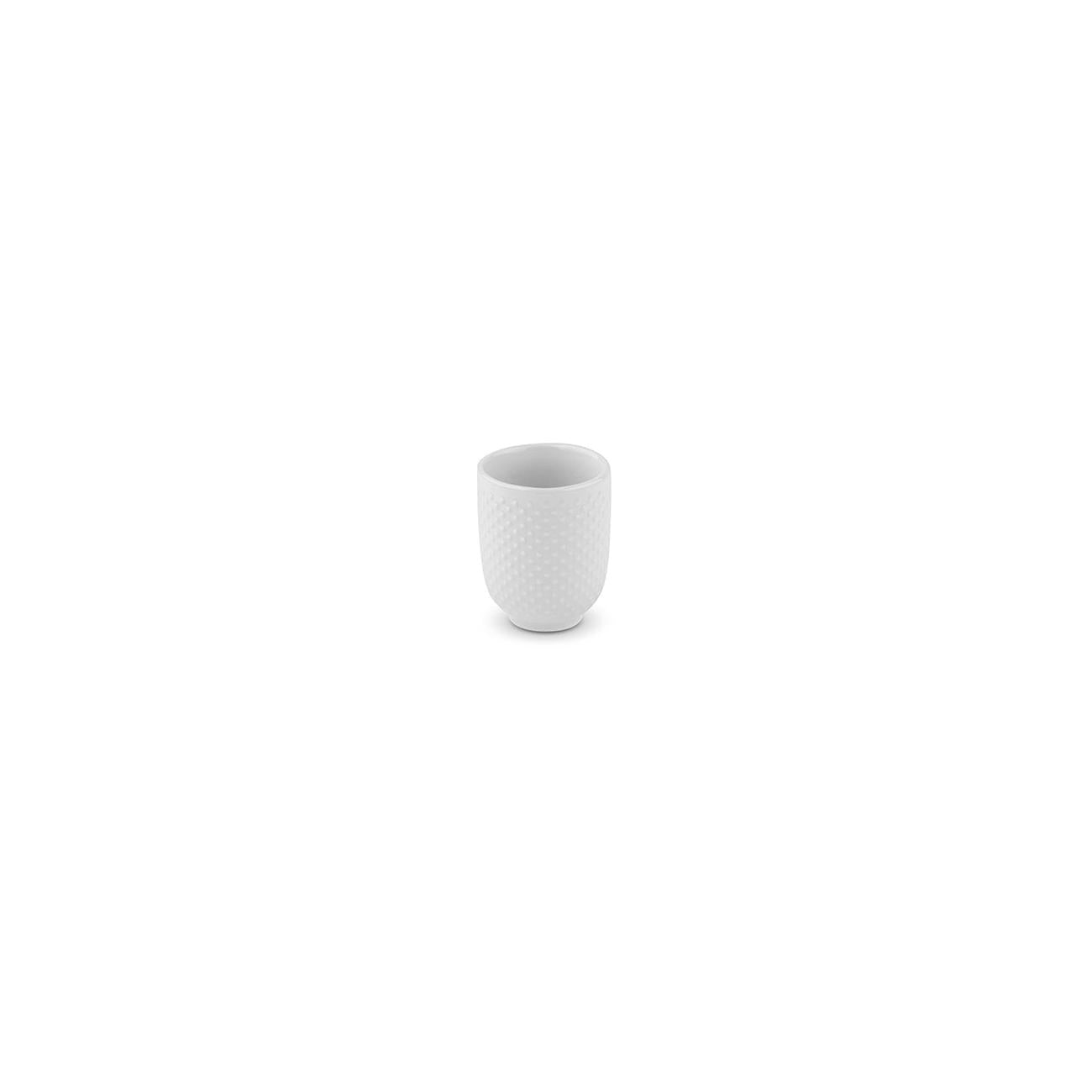 Serenity - Lot De 6 Tasses - Porcelaine - Blanc