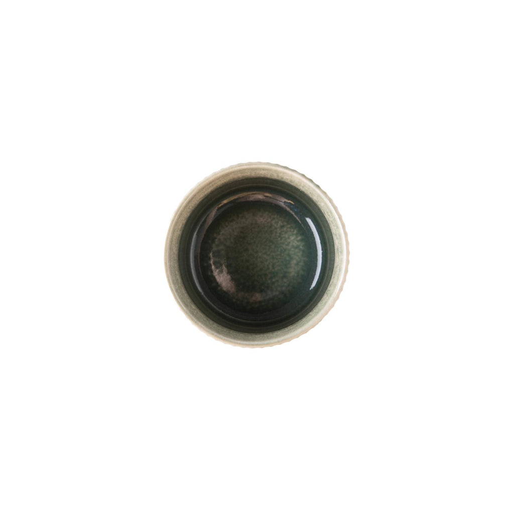 Jade - Juego de 4 Tazas - Gres reactivo - Verde