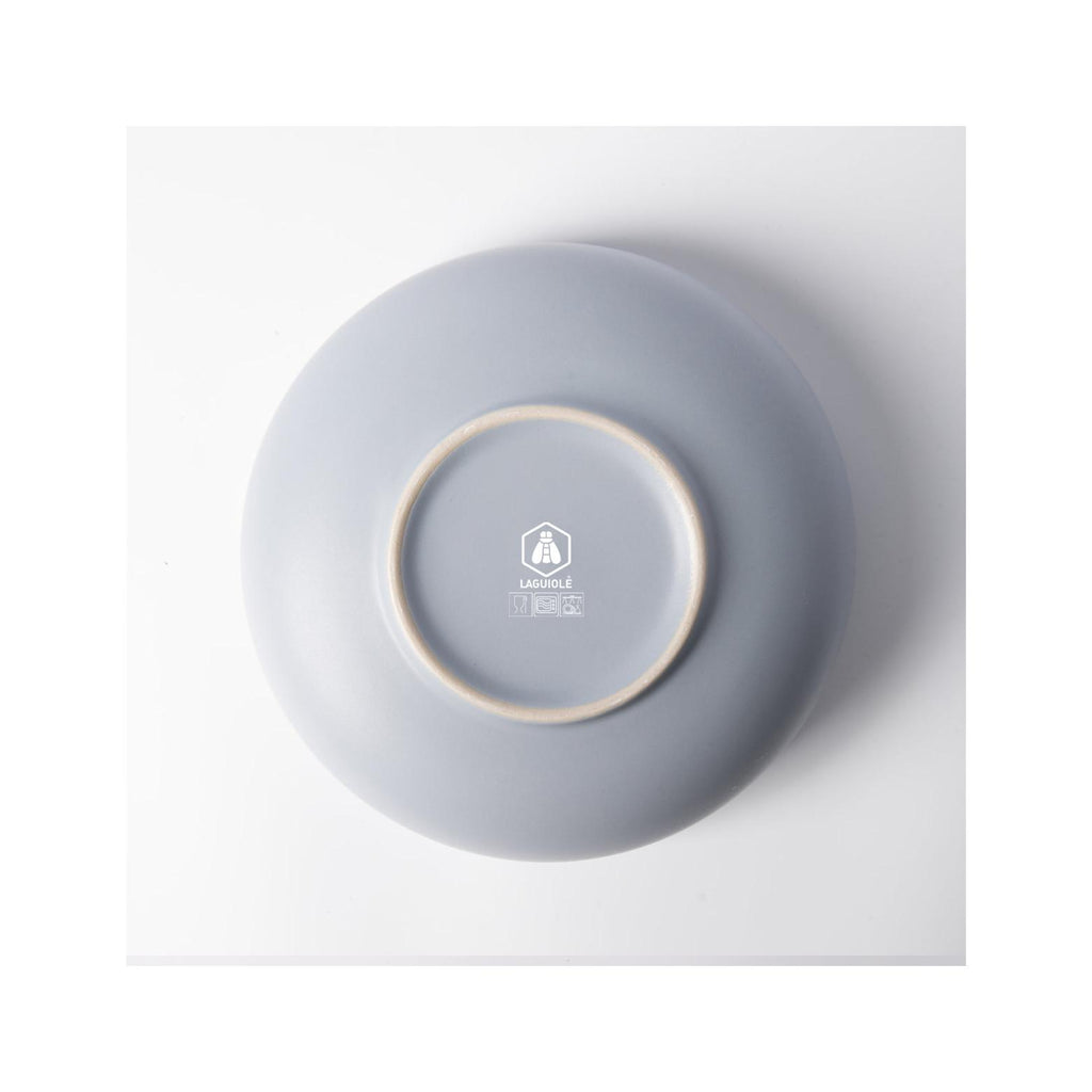 Iris Bleu - Set of 6 Bowls - Reactive Stoneware - Blue