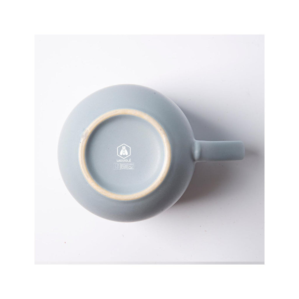 Iris Bleu - Set of 2 Mugs - Reactive Stoneware - Blue