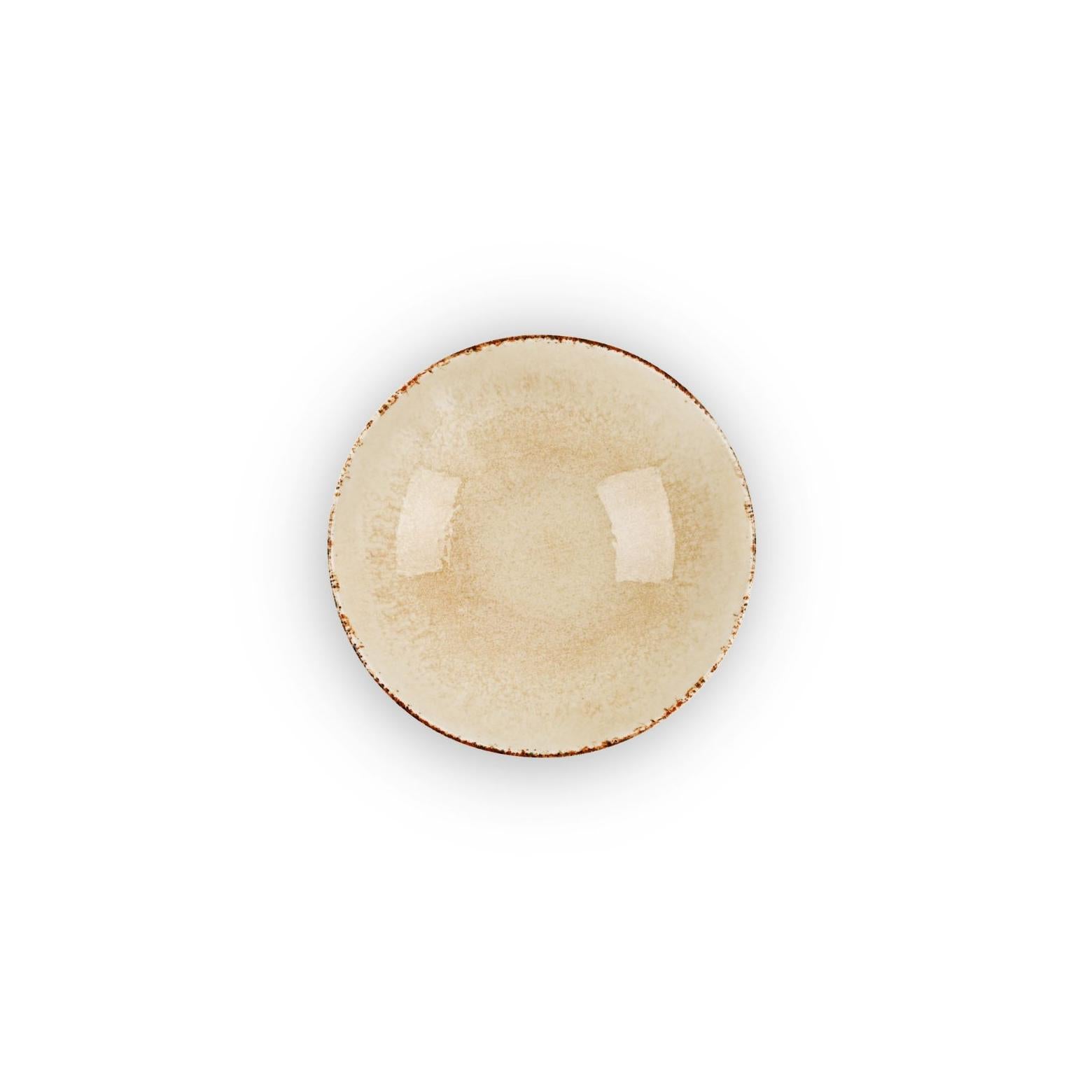 Rivage Sable - Vajilla de 18 piezas - Porcelana - Amarillo