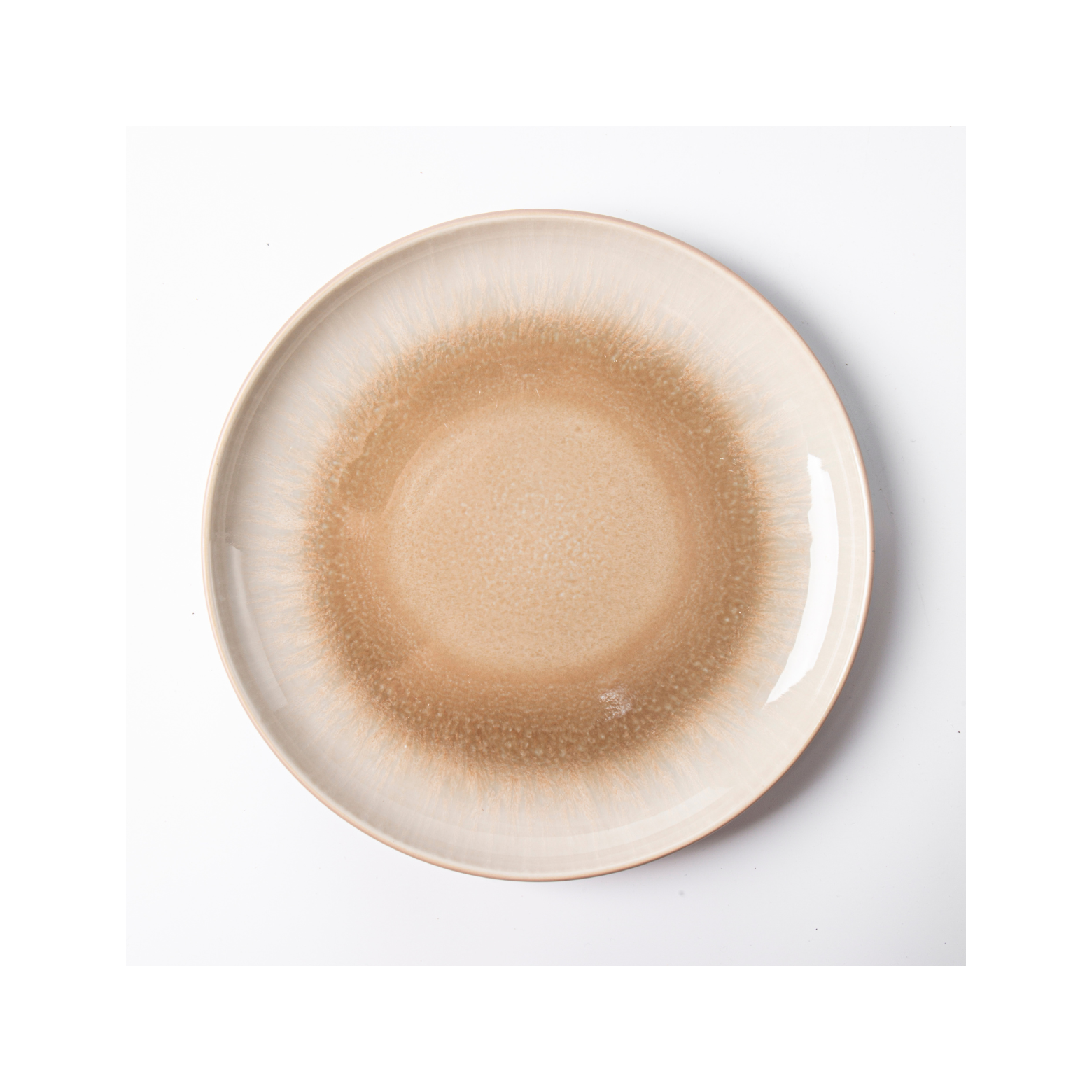 Iris Taupe - Servicio de mesa de 12 piezas - Gres reactivo - Taupe