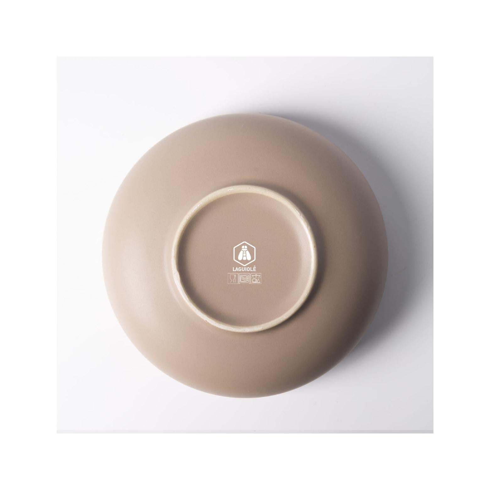 Iris Taupe - Lot De 6 Bols - Grès Réactif - Taupe
