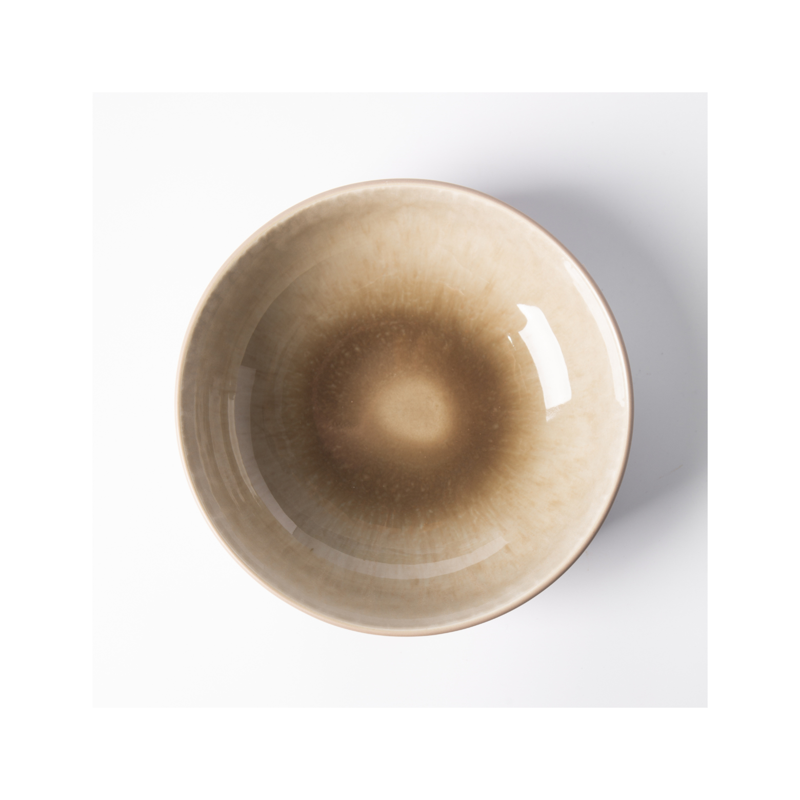 Iris Taupe - Lot De 6 Bols - Grès Réactif - Taupe