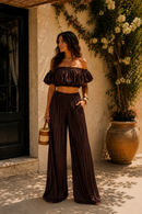 Conjunto Giselle 2P - Choco