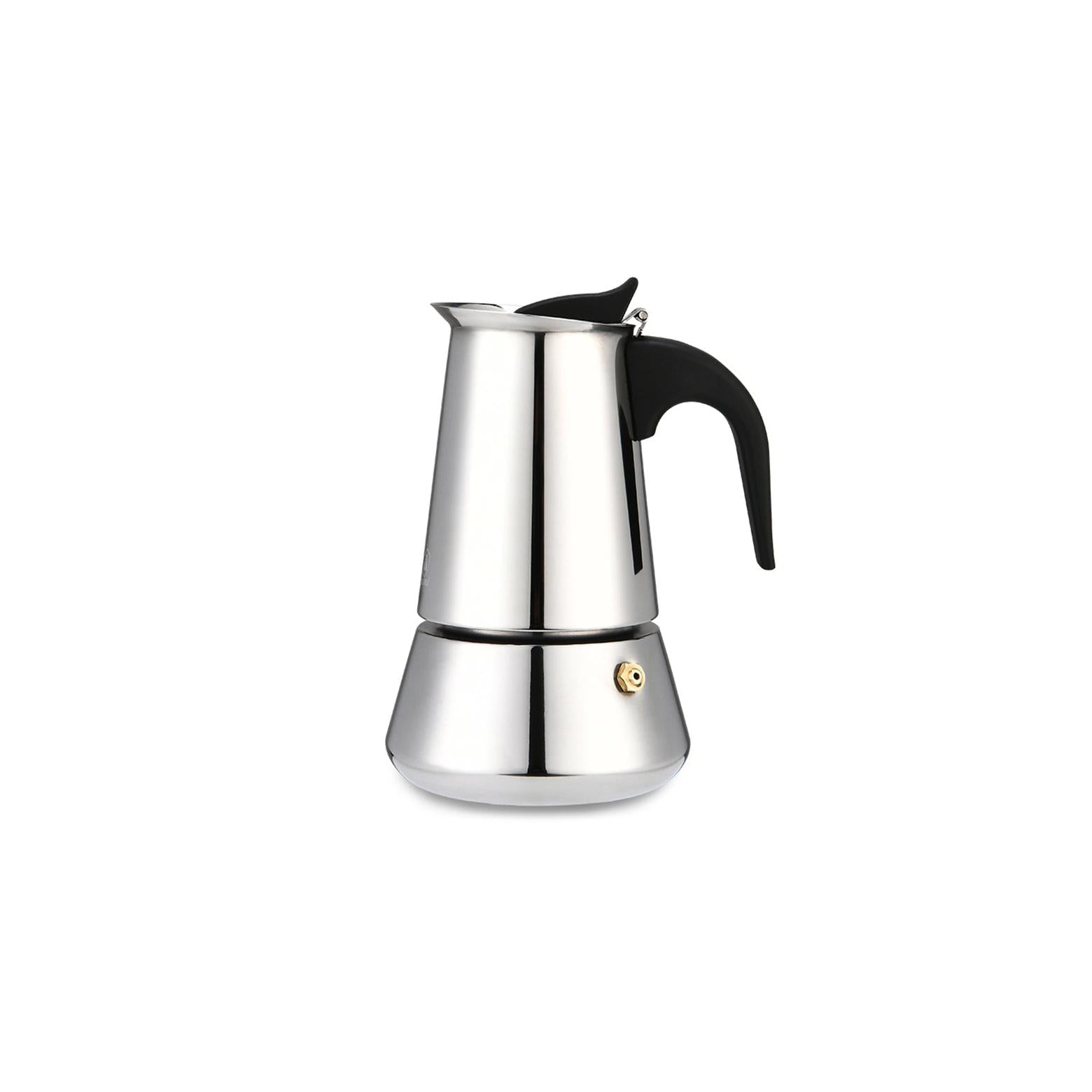 Italian coffee maker - Stainless steel - Silver