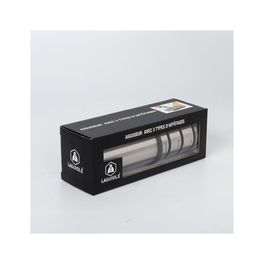 Afilador 3 Sistemas de Afilado - Acero Inoxidable - Negro