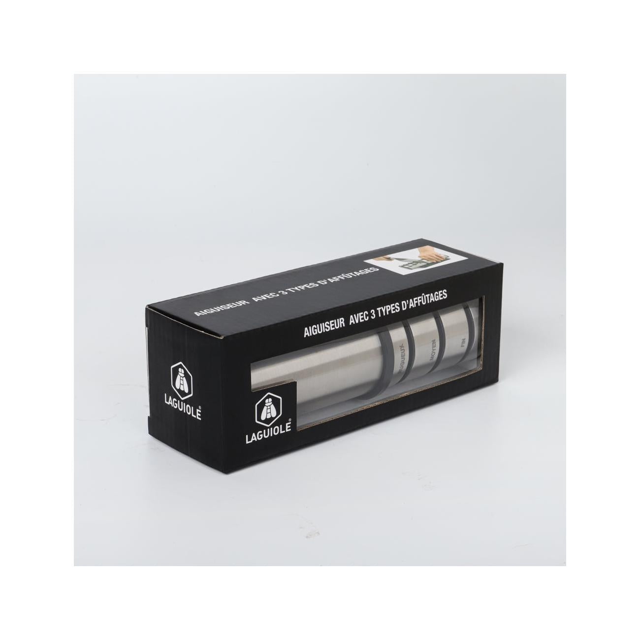 Afilador 3 Sistemas de Afilado - Acero Inoxidable - Negro