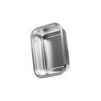 Juego de 3 Cajas Rectangulares - Acero Inoxidable - Plata