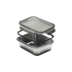 Lot De 7 Boîtes Rectangulaires - Inox - Argent