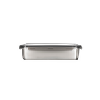 Set Of 5 Rectangular Boxes - Stainless Steel - Silver