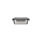 Set Of 5 Rectangular Boxes - Stainless Steel - Silver