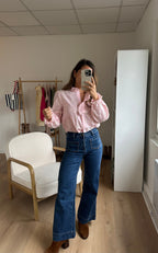 Embroidered Blouse Baby Pink Apolline
