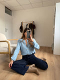 Léonie Wool Knit Ice Blue