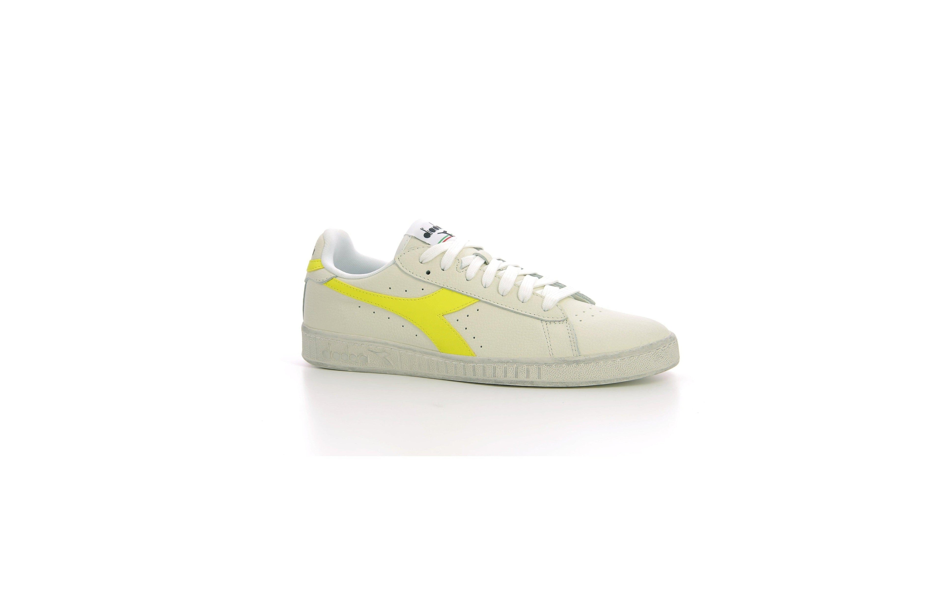 Sneakers Bas - Game L Fluo Wax - White/Lemon Yellow Fluo