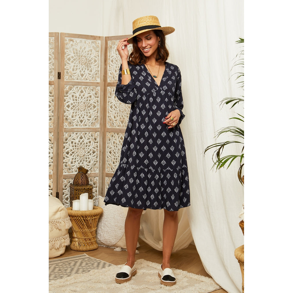 Vestido - Azul marino