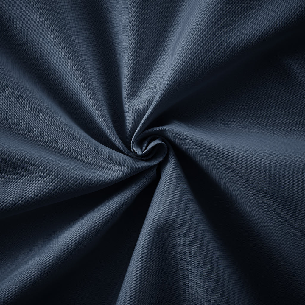 Bally - Plain Percale Pillowcase - 100% Cotton - Midnight Blue