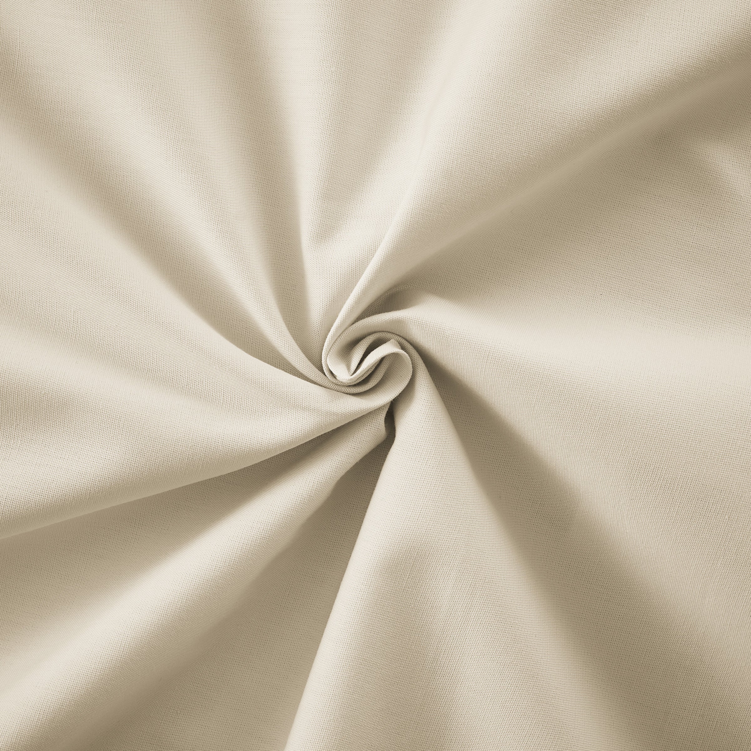 Plain Percale Pillowcase - 100% Cotton - Bally - Sand