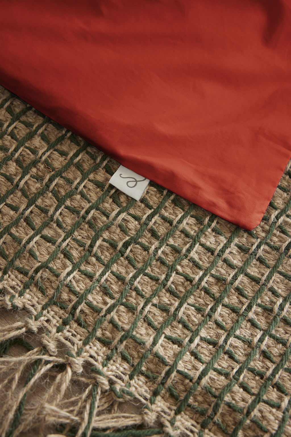 Bally - Kussensloop effen percale - 100% katoen - Terra cotta