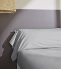 Bally - Rolkussensloop Effen Percale - 100% Katoen - Kiezel