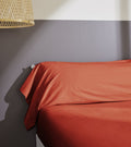 Bally - Rolkussensloop Effen Percale - 100% Katoen - Sienna