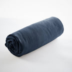 Bally - Plain Percale Fitted Sheet - 100% Cotton - Midnight Blue