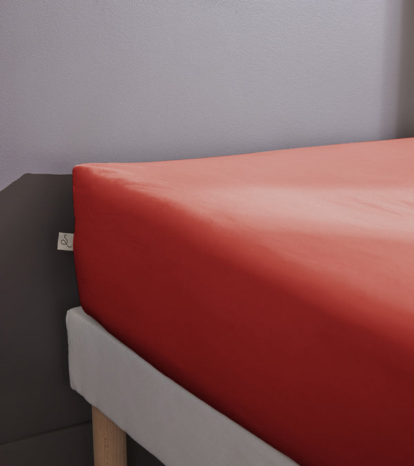 Bally - Hoeslaken Effen Percale - 100% Katoen - Sienna