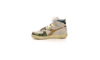 High-Top Metallic Basketball Sneakers - Oyster White / D Oe - Women